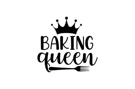 Premium Vector Baking Queen Svg