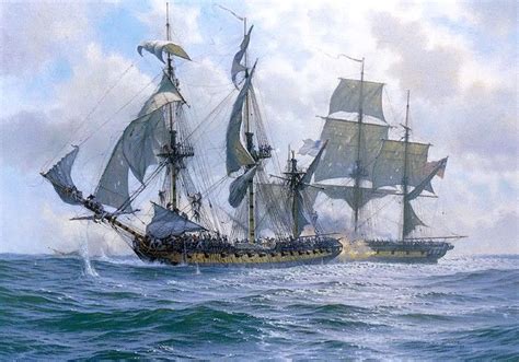 Famous 1800 Paintings Paintings British Navy Sailing Ships Of The