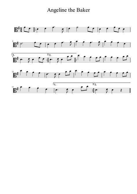 Viola Music Sheets For Beginners