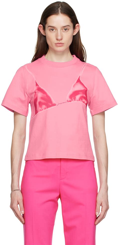 Pink Le T Shirt Bikini T Shirt By Jacquemus On Sale