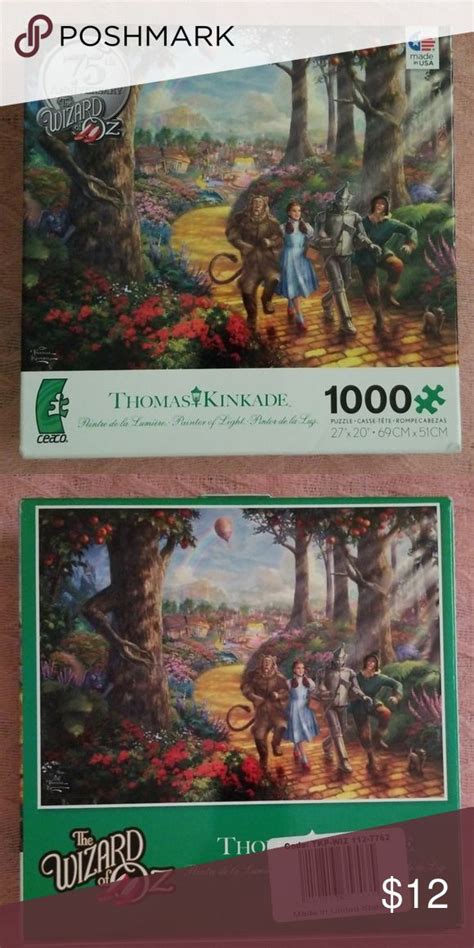 Wizard of oz 96 piece puzzle had no results. Puzzle | Thomas kinkade puzzles, Puzzle, Wizard of oz