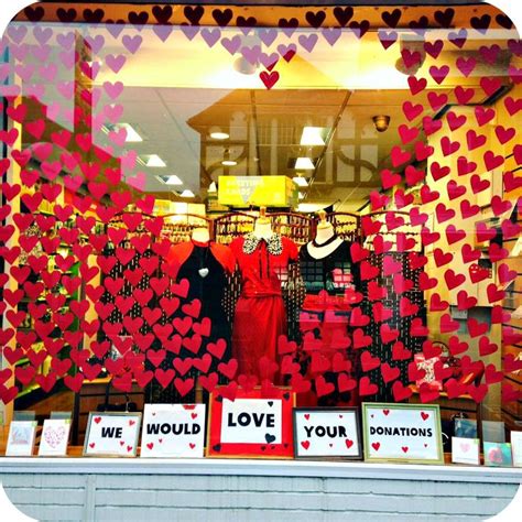 Top 20 Charity Shop Window Displays 2017 Valentines Window Display