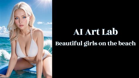 Beautiful Girls On The Beach Swimsuit Lookbook Ai Art Lab