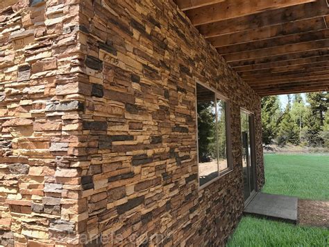 Norwich Colorado Stacked Stone In Desert Sand Faux Panels Are Perfect For Your Home Exterior
