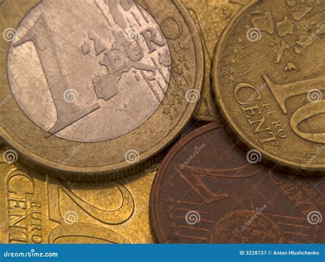Euro Coins Stock Image Image Of Monetary Salary Money 3228737