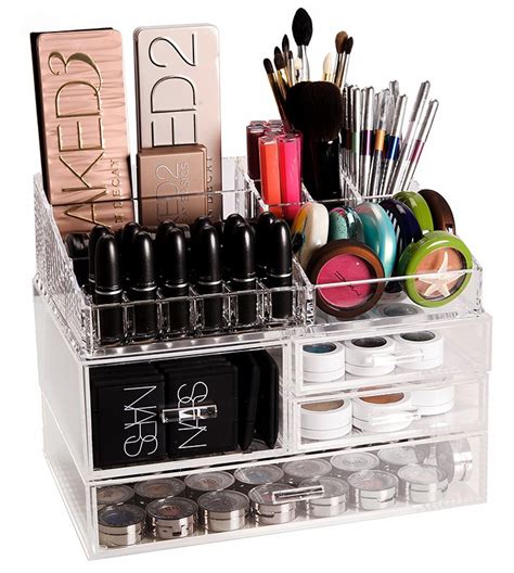 Make your bathroom feel open and organized again with these small bathroom storage ideas. 39 Makeup Storage Ideas That Will Have Both the Bathroom ...