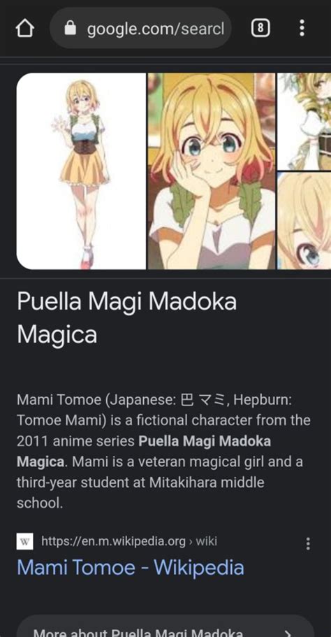 Puella Magi Madoka Magica Mami Tomoe Japanese Hepburn Tomoe Mami Is A Fictional Character