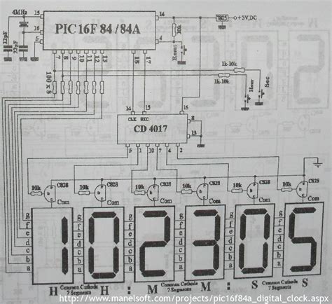 Components using counters, timers, decoders and gates. Digital Clock Circuit Diagram With Pcb Layout - PCB Circuits
