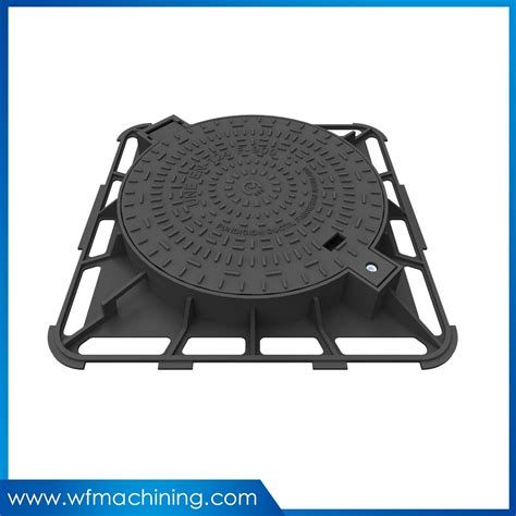China Ductile Iron Sand Casting Square Manhole Coverwell Lid With Lock