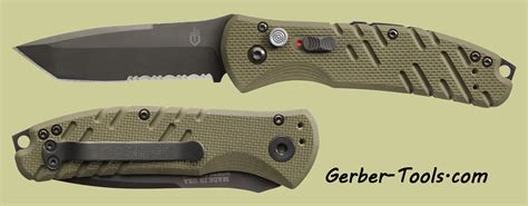 Gerber Propel Automatic Knife 30 001309 Od Green Black Oxide