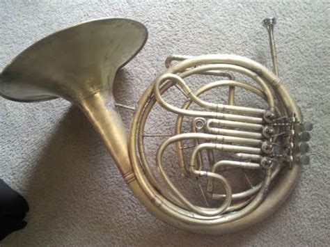 How often should you bathe a french horn? Custom Bass French Horn BBb - YouTube