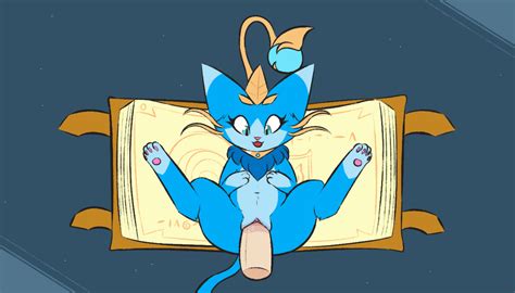 Rule 34 4 Toes A Cat Is Fine Too Animated Blue Body Blue Eyes Blue