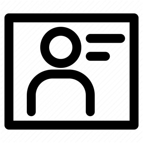 Identity Information Person Profile User Icon Download On Iconfinder