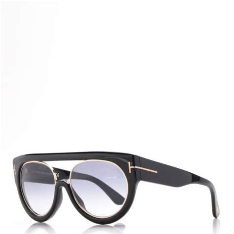 Tom Ford Alana Aviator Round Sunglasses Tf360 Black 218159 Fashionphile