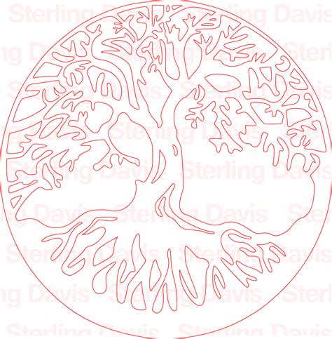 Tree Of Life Scroll Saw Pattern By Sterling Davis Maker Patterns