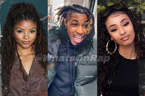 Ddg And Halle Bailey Reacts To Rubi Rose After Leaking Dms From Rapper