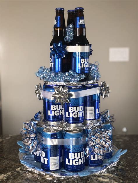 Beer Can Cake Bud Light Birthday Bud Light Cake Budlight Beer Cake