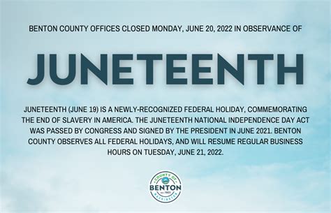 What Day Is Juneteenth Federal Holiday 2022