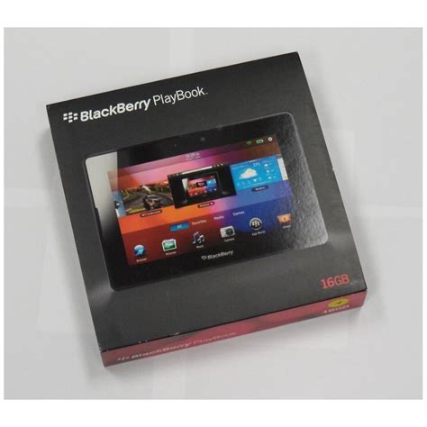blackberry playbook 16gb wi fi 7in black tablet ereader touchscreen camera blackberry