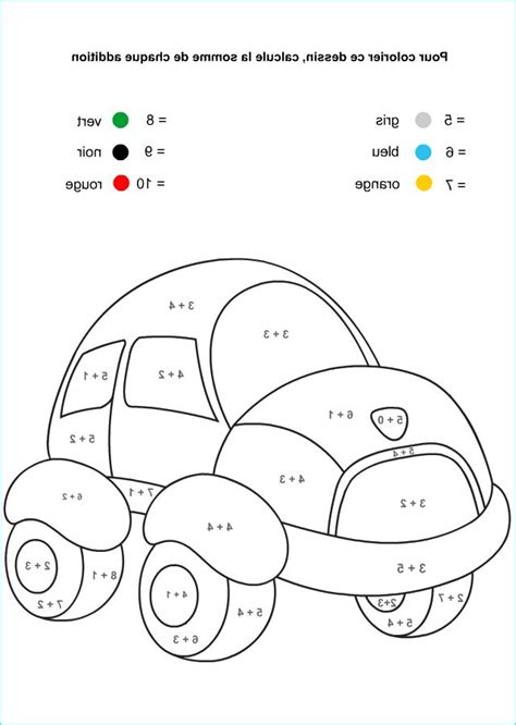 Comme pendant tour puis vivoter. 15 Impressionnant De Coloriage Magique Voiture Image ...