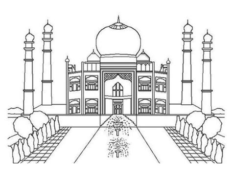25 Gambar Sketsa Mewarnai Masjid Untuk Tk Sd Terbaru