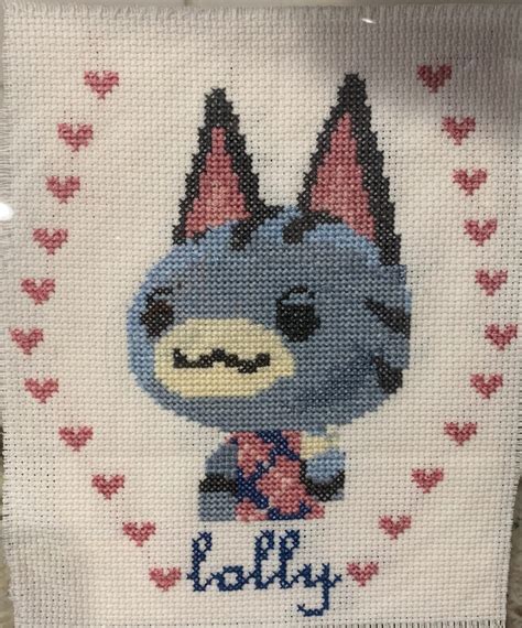 Animal Crossing Cross Stitch Commission Any Character Etsy Australia