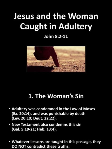 Jesus Forgives The Woman Caught In Adultery Pdf