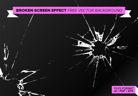 Broken Screen Effect Free Vector Background Download Free Vector Art
