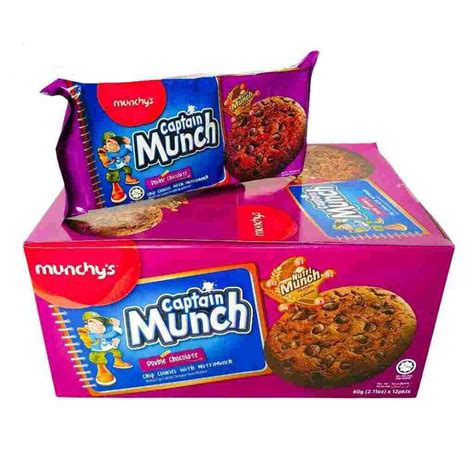 Munchys Captain Munch Double Chocolate 60gmx12pcs