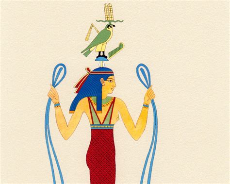 Egypt Print Hathor Goddess Of Joy Dance Love And Sexuality Etsy Uk
