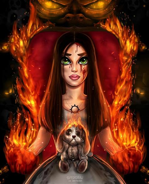 Alice Asylum Art Inside The Fire Alice Liddell Madness Returns