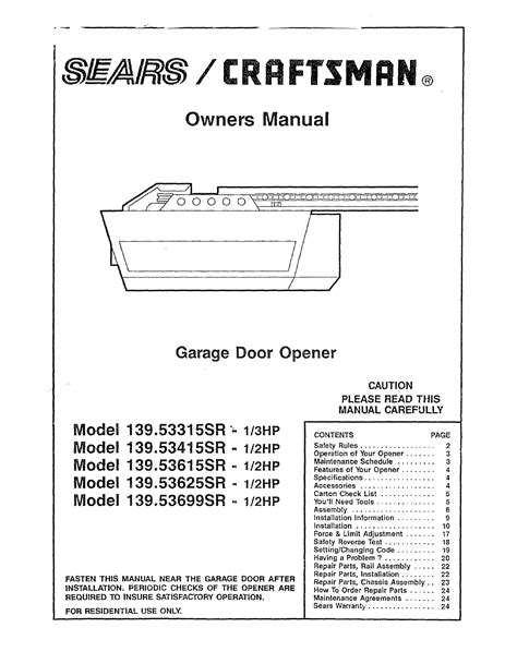 Chamberlain Garage Door Opener Circuit Diagram