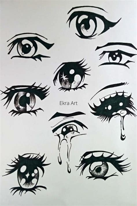 Draw Manga Eyes How To Draw Anime Eyes For Beginners