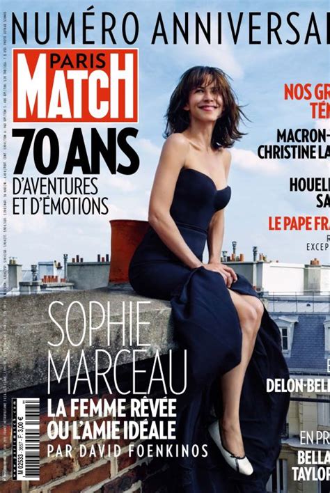 Vente exceptionnelle de nos plus belles photos ⬇️ www.magnumphotos.com/parismatch. SOPHIE MARCEAU in Paris Match Magazine, June/August 2019 ...