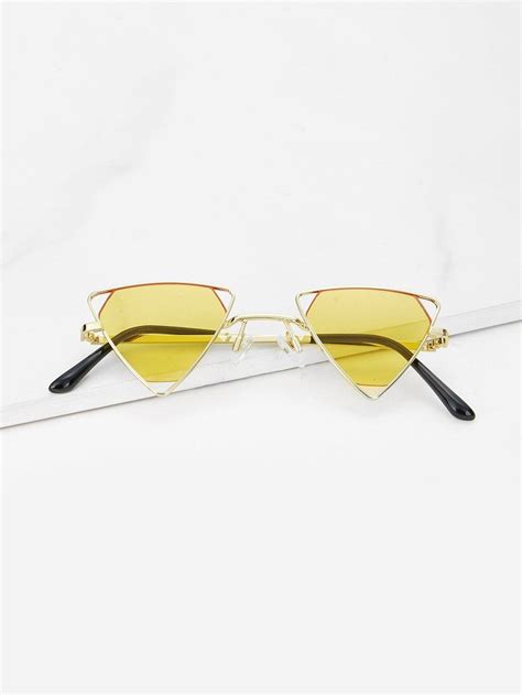 Triangle Lens Sunglasses Glasses Fashion Women Glasses Fashion Sunglasses