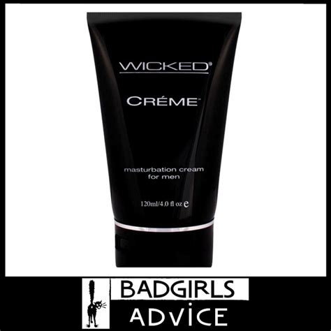 wicked creme masturbation cream for men 120 ml 4 oz tube bad girls advice™