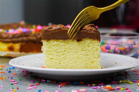 Yellow Sheet Cake Recipe With Decadent Chocolate Frosting