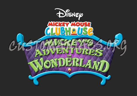 Mickey Mouse Clubhouse Mickeys Adventures In Wonderland Dvd Covers