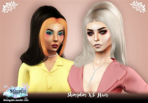 Shimydim Sims S4 Shimydim Xs Hair Chunky Naturals Unnaturals