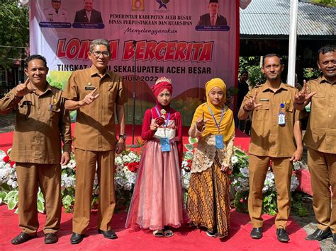 Dinas Perpustakaan Dan Kearsipan Aceh Besar Gelar Lomba Bercerita Tingkat Sd Dan Mi Lamuri Online