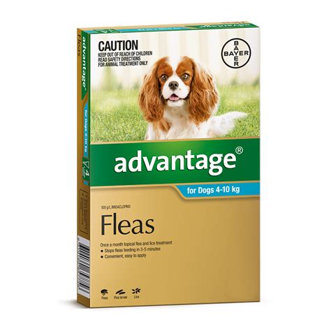 After fleas come into contact with fipronil, it begins to disrupt their nervous systems, causing them to die within mere hours. Advantage for Dogs 4-10 kgs - 4 Pack - Teal - Flea Control Treatment (Bayer)