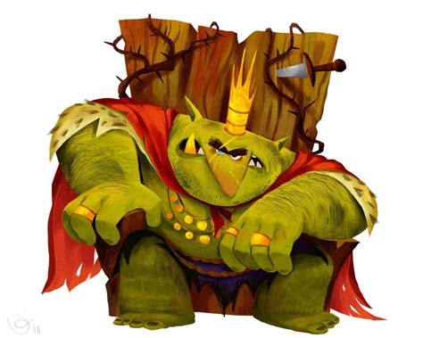 Art Of Guiff Goblin King Character Design Animation Illustration