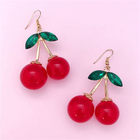 Cherry Earrings Cherry Earrings Earrings Jewelry