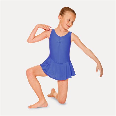 Roch Valley Sleeveless Skirted Leotard Royal Blue Centre Stage