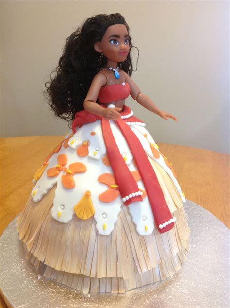 Moana Doll Cake Tabitomo