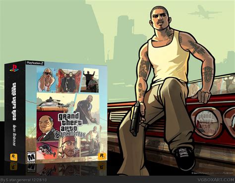 Grand Theft Auto San Andreas Playstation 2 Box Art Cover
