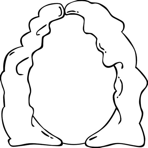 Blank Head Coloring Page Clipart Best
