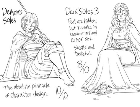 Fire Keeper And Maiden In Black Dark Souls And 2 More Drawn By Bb