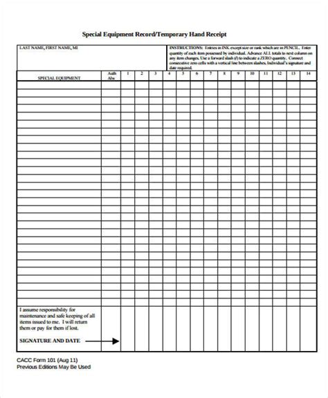 Free 39 Sample Receipt Forms In Pdf Ms Word
