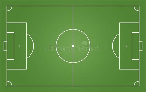 Soccer Strategy Field Football Game Tactic Chalkboard Template Hand